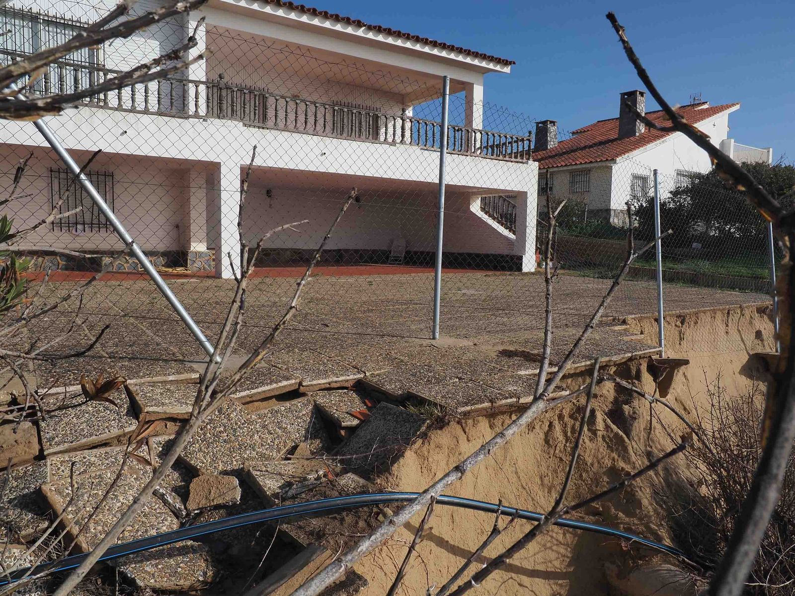 Daños en El Portil por los temporales de los últimos años
