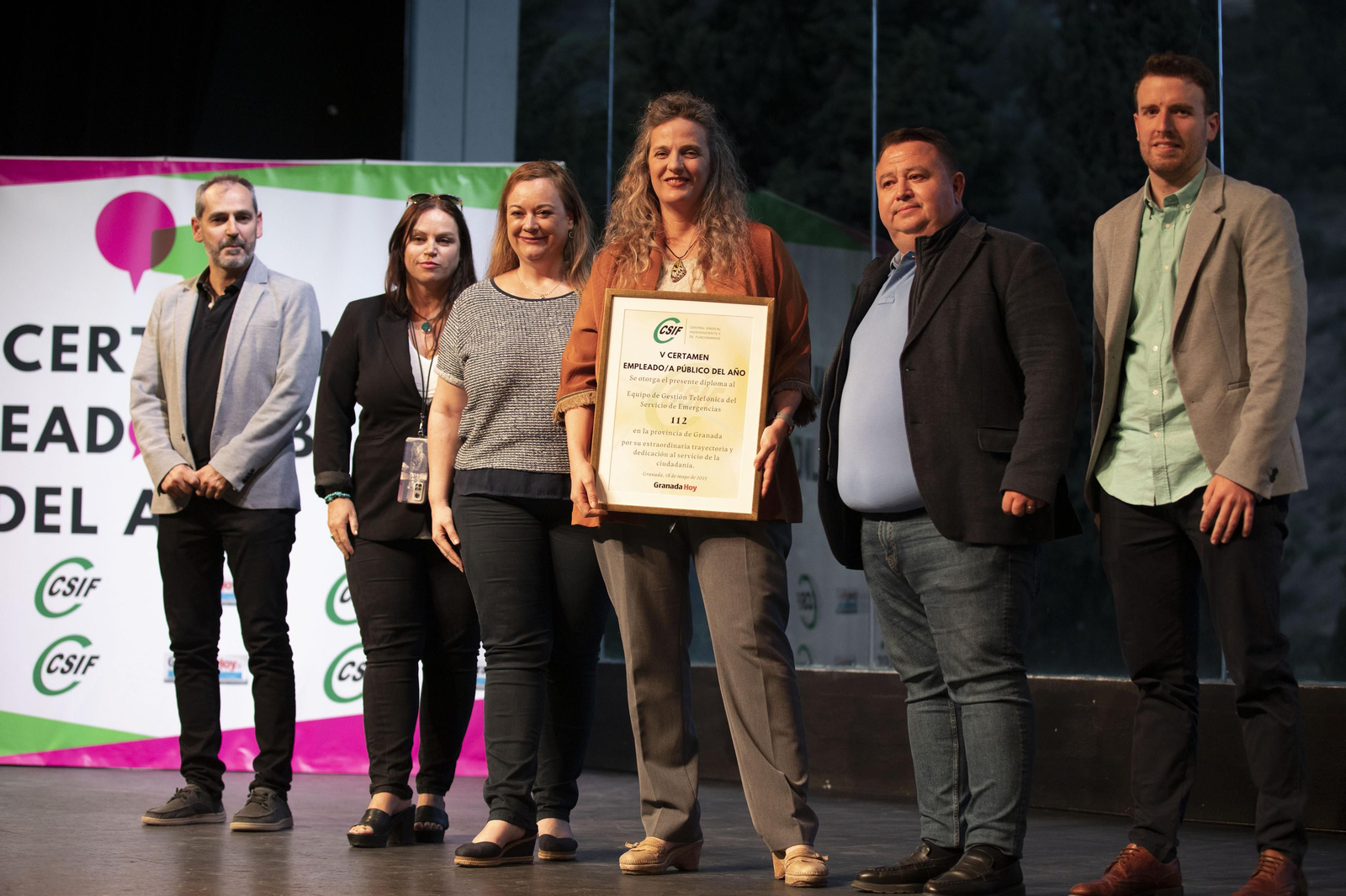 El V Certamen del Empleado Público del año en Granada, en imágenes