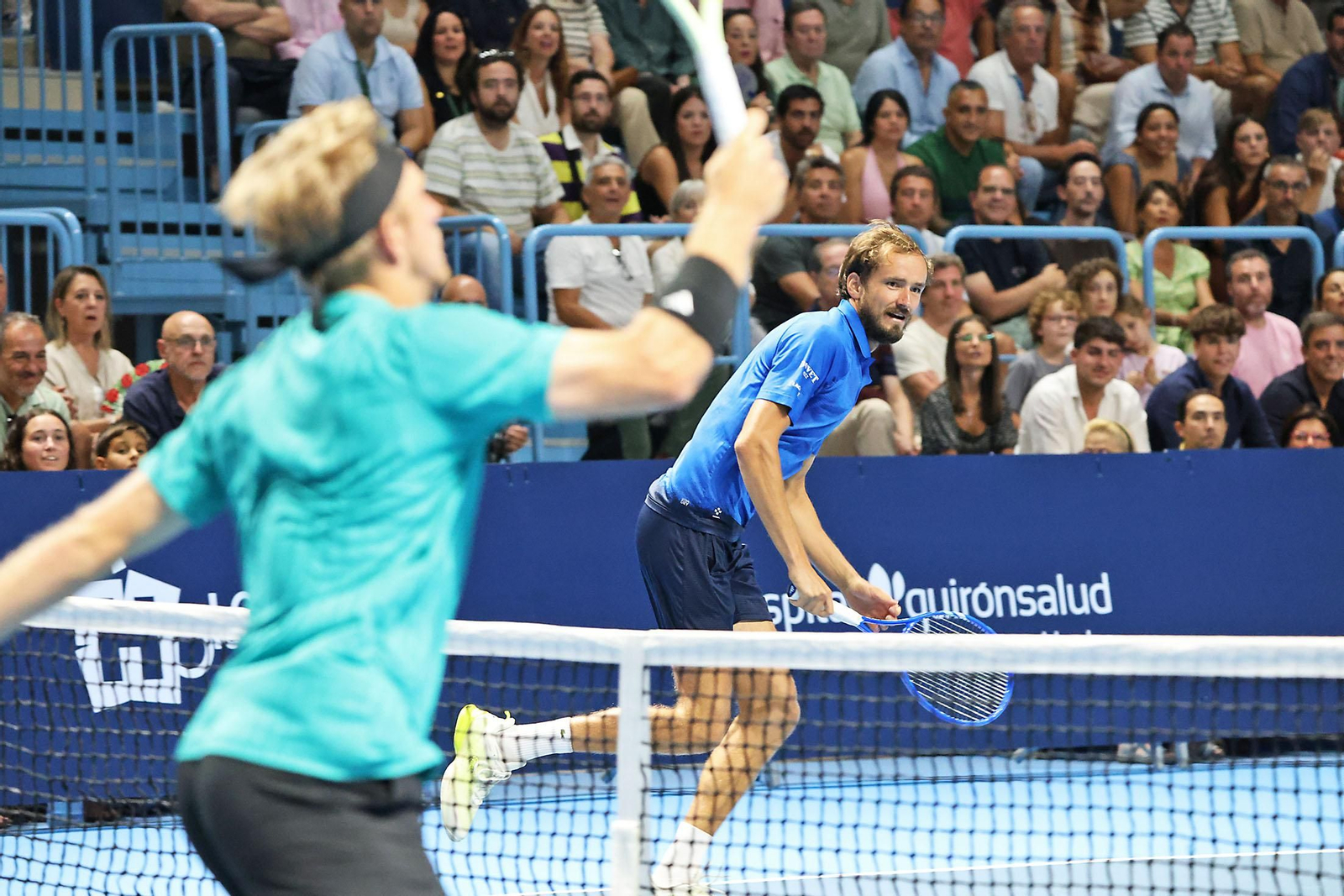 Imágenes de la final masculina de la Copa del Rey de tenis entre Daniil Medvedev y Alejandro Davidovich