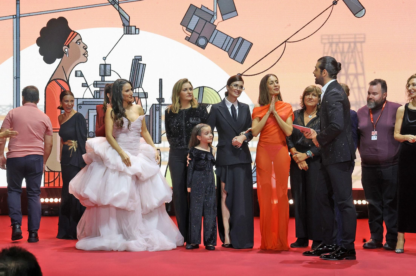 Imágenes de la gala inaugural de la 50 edición del Festival de Huelva Cine Iberoamericano