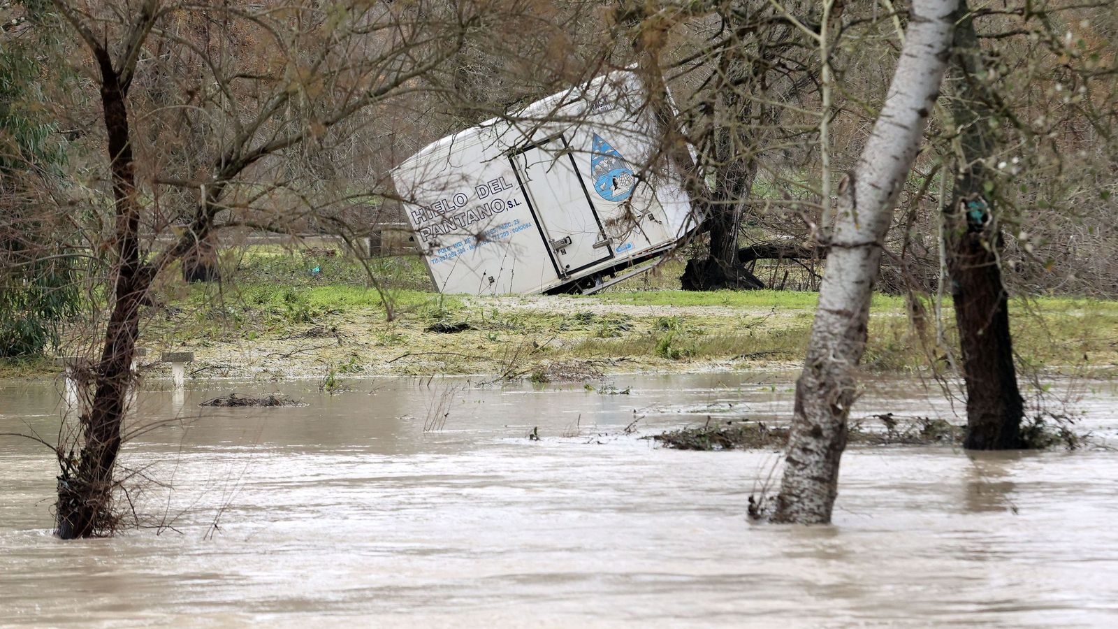 Ruta por la zona rural inundada de Jerez