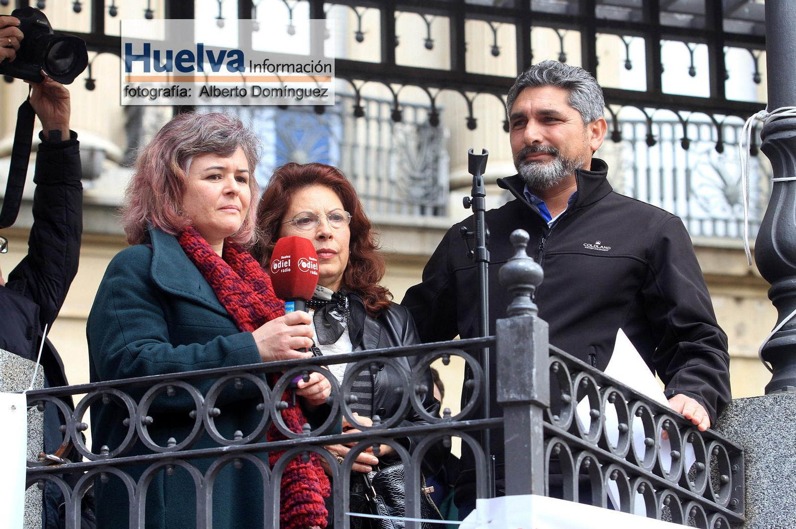 Imágenes de la manifestación contra la derogación de la prisión permanente revisable celebrada en Huelva
