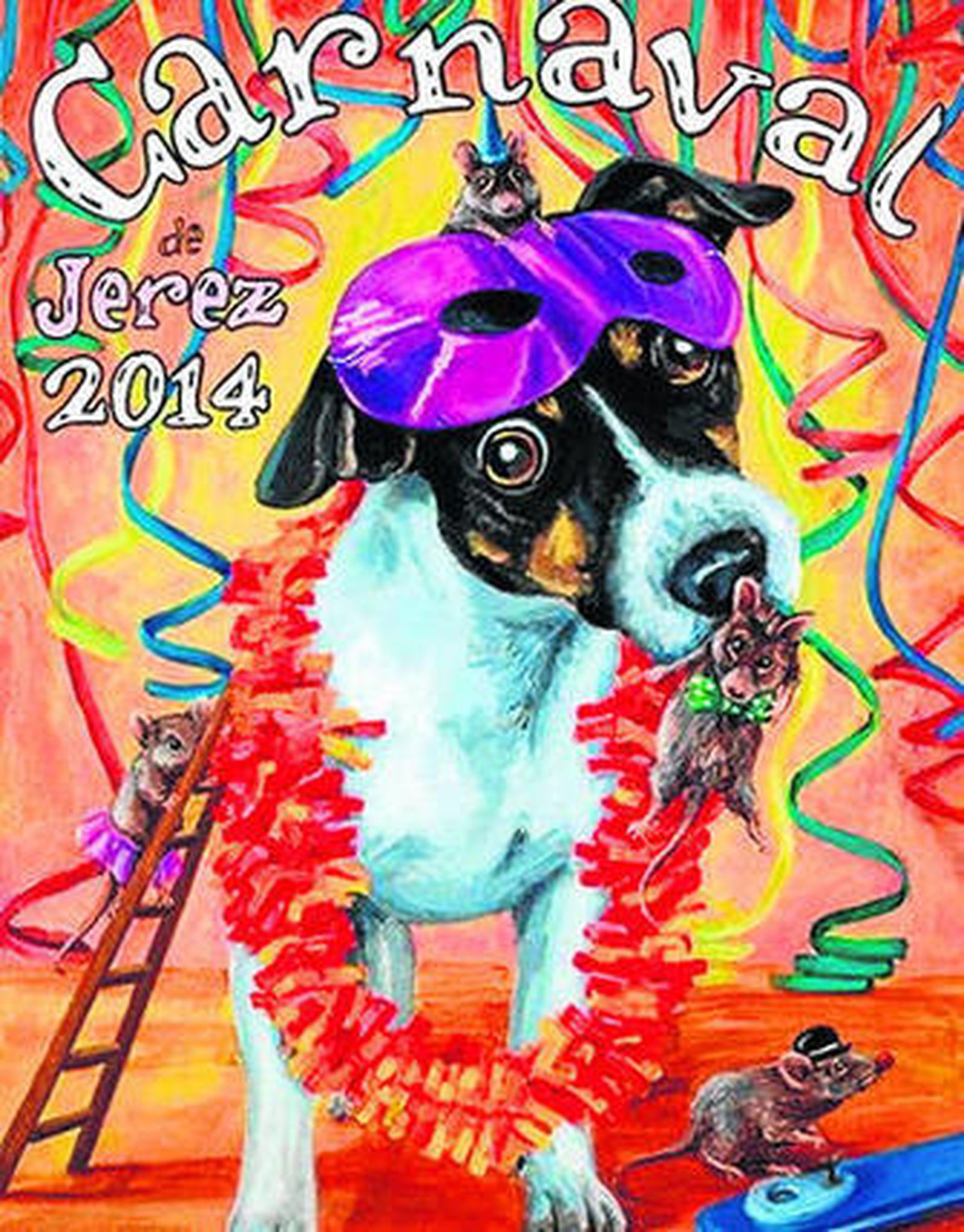 Imagen del cartel del Carnaval 2014, obra de Roberto Barba.