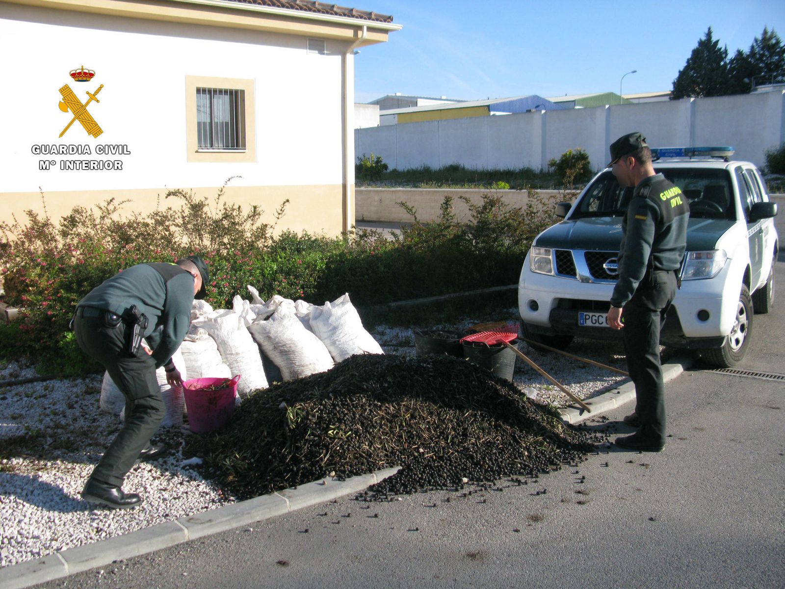 Imagen de archivo de una actuación de la Guardia Civil