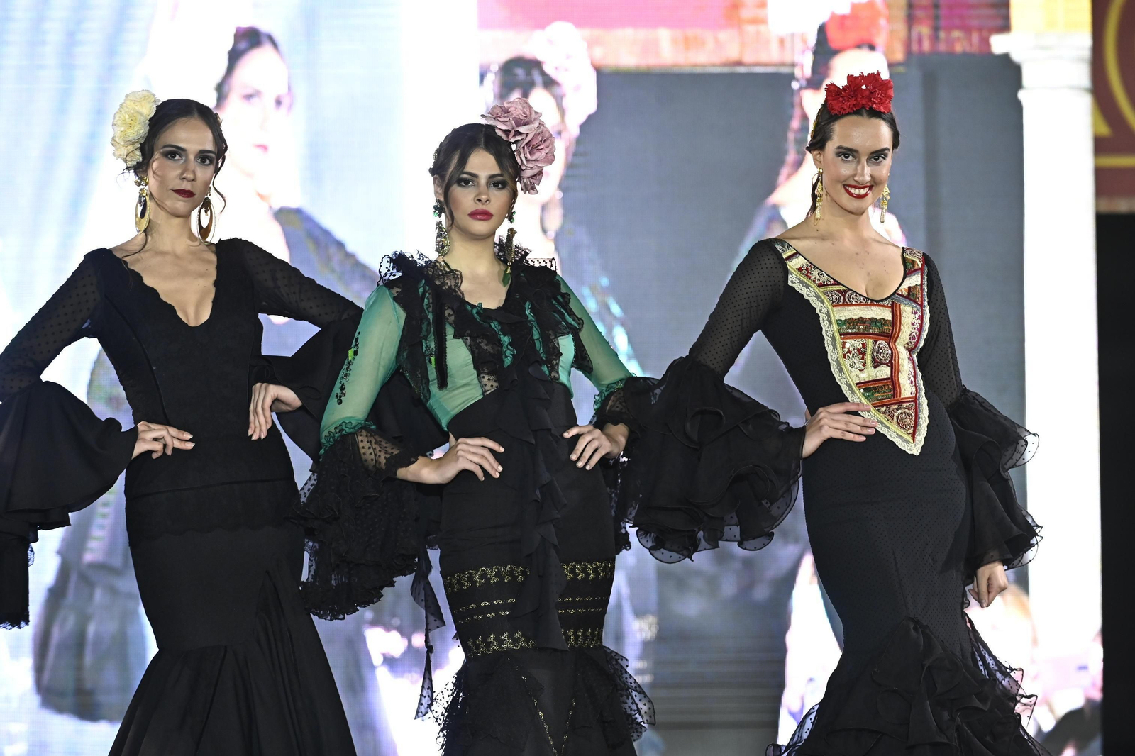 El desfile de Aurora Gaviño en Pasarela Huelva Flamenca 2022, todas las fotos