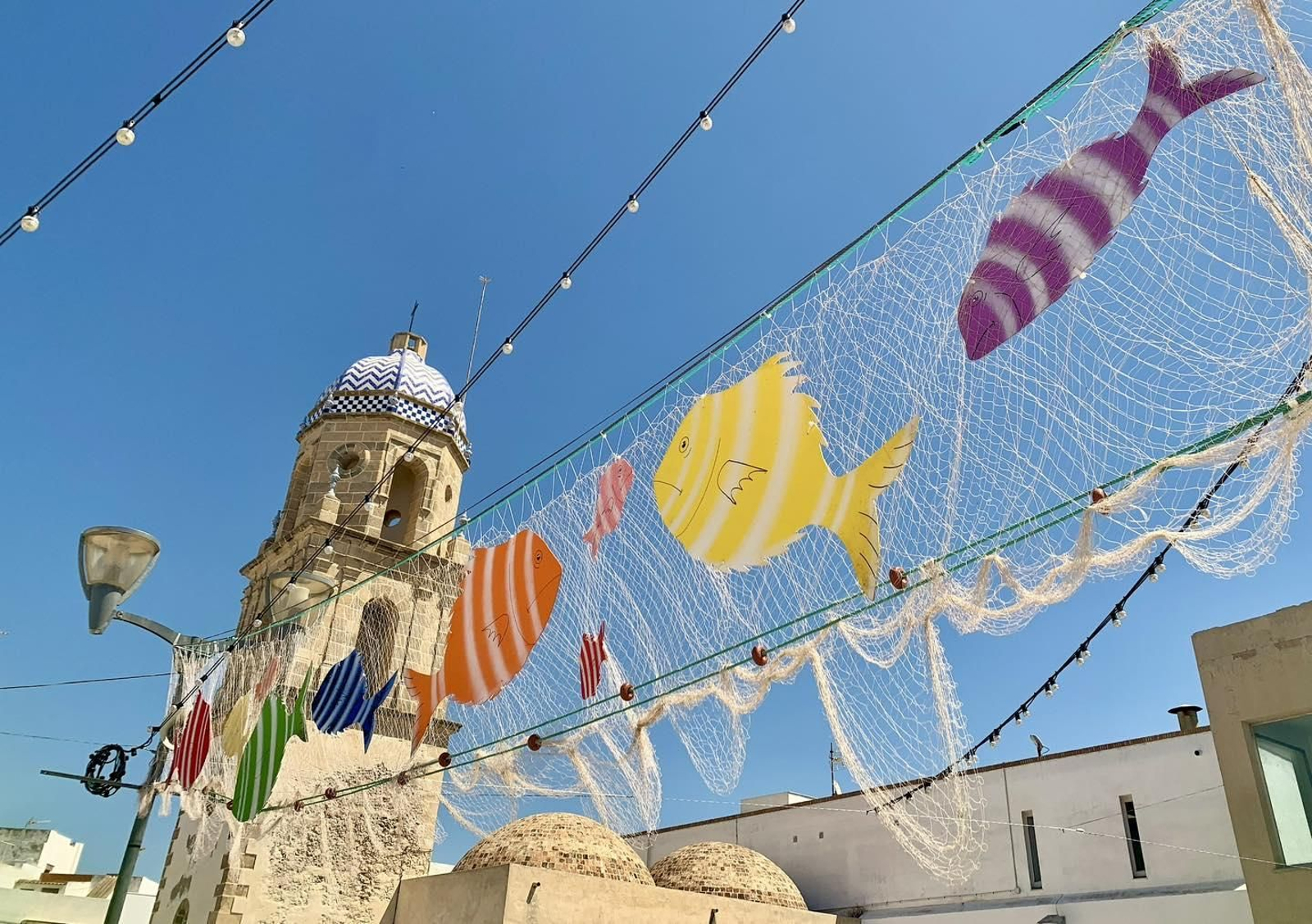 Decorado para la edición de la Feria de la Urta en Rota.