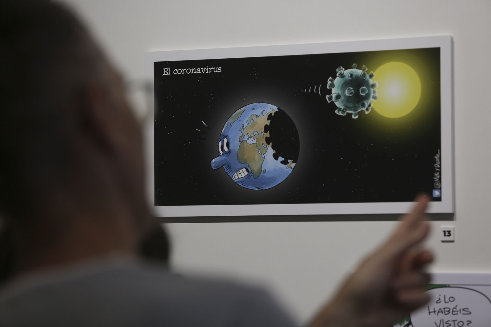 Exposición de viñetas de Miki y Duarte (fotos)