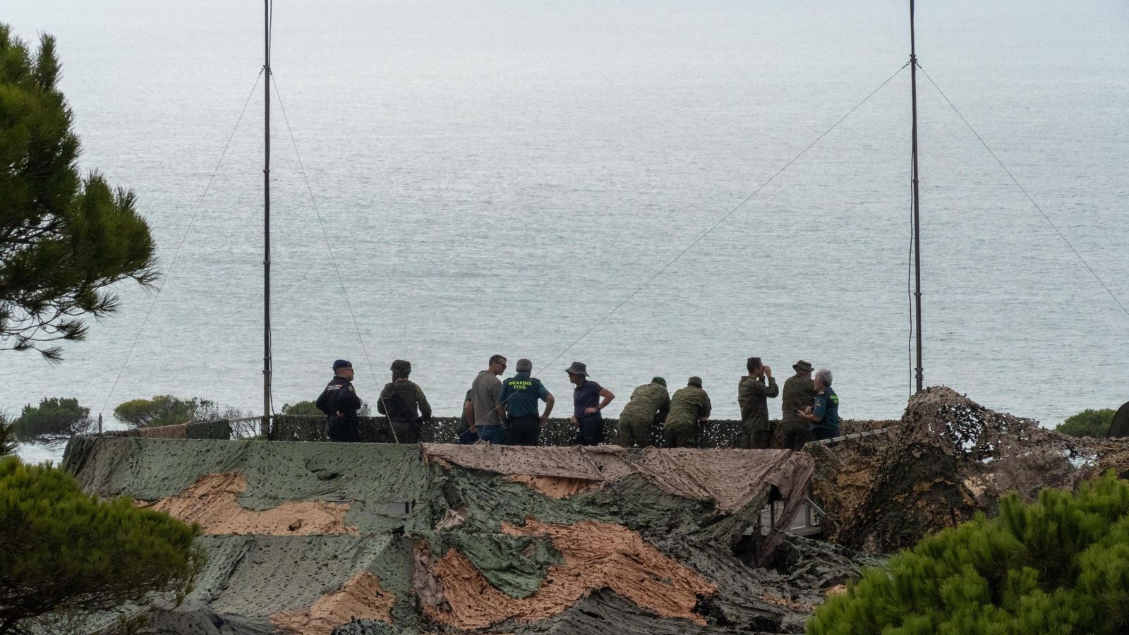 Las espectaculares imágenes del `Atlas 25´, ensayo militar contra drones en Huelva