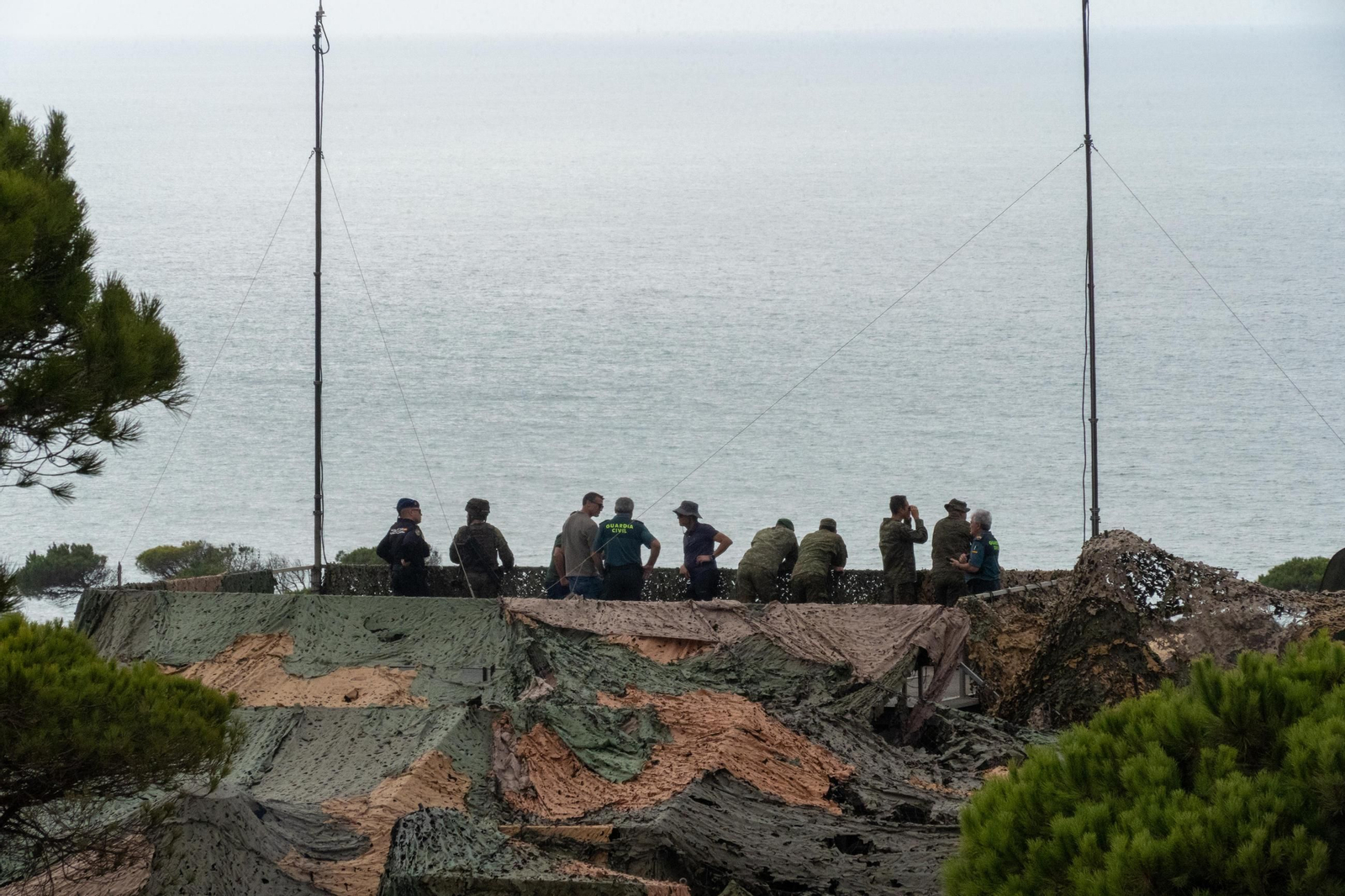 Las espectaculares imágenes del `Atlas 25´, ensayo militar contra drones en Huelva