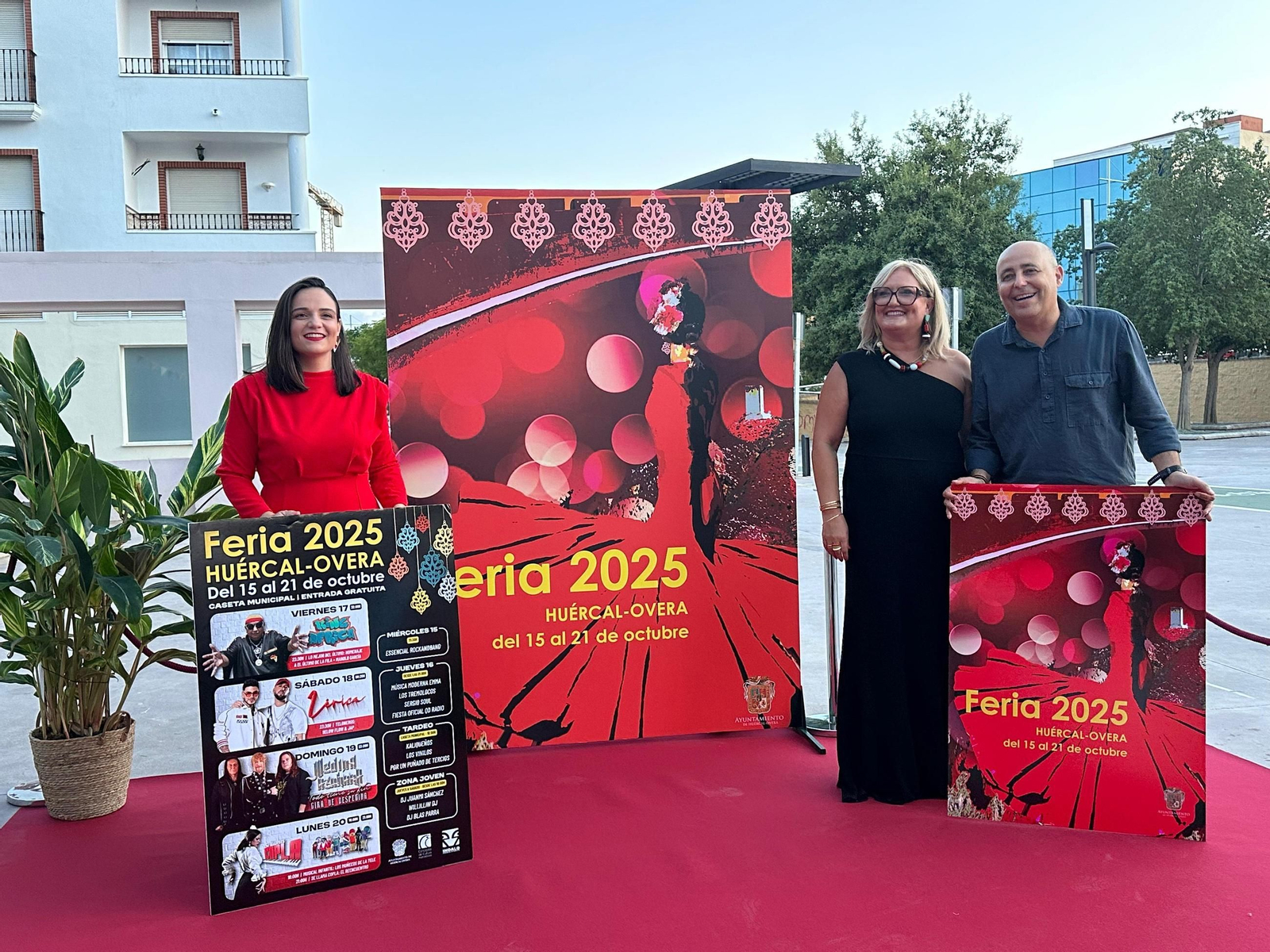 Momento de la presentación del cartel de la feria.