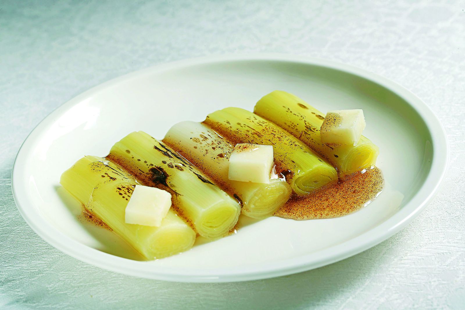 La receta, ya emplatada lista para degustar