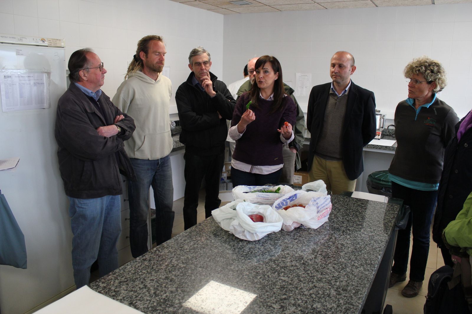 Visita de especialistas alemanes al CUAM de El Ejido.