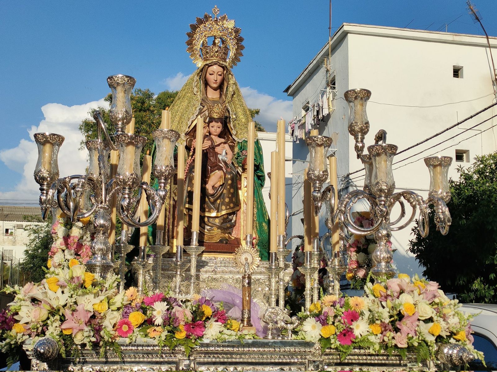 La imagen de la Candelaria Madre de Dios