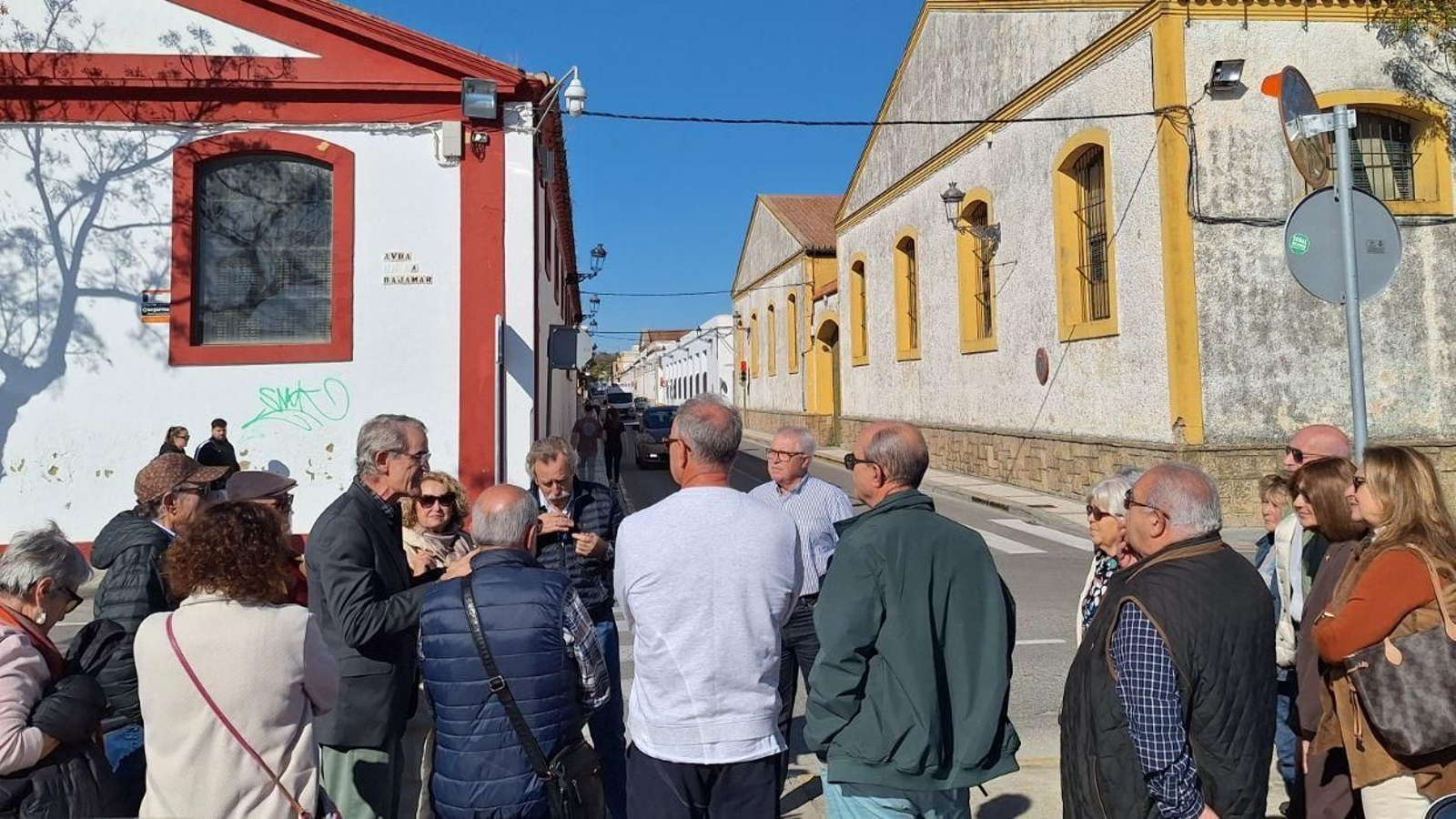 Una imagen de la visita de Betilo al Campo de Guía.