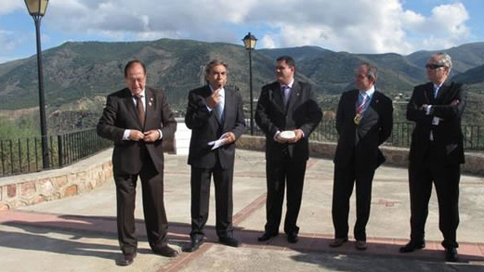Homenaje en el Mirador de Manuel del Águila. Canjáyar.