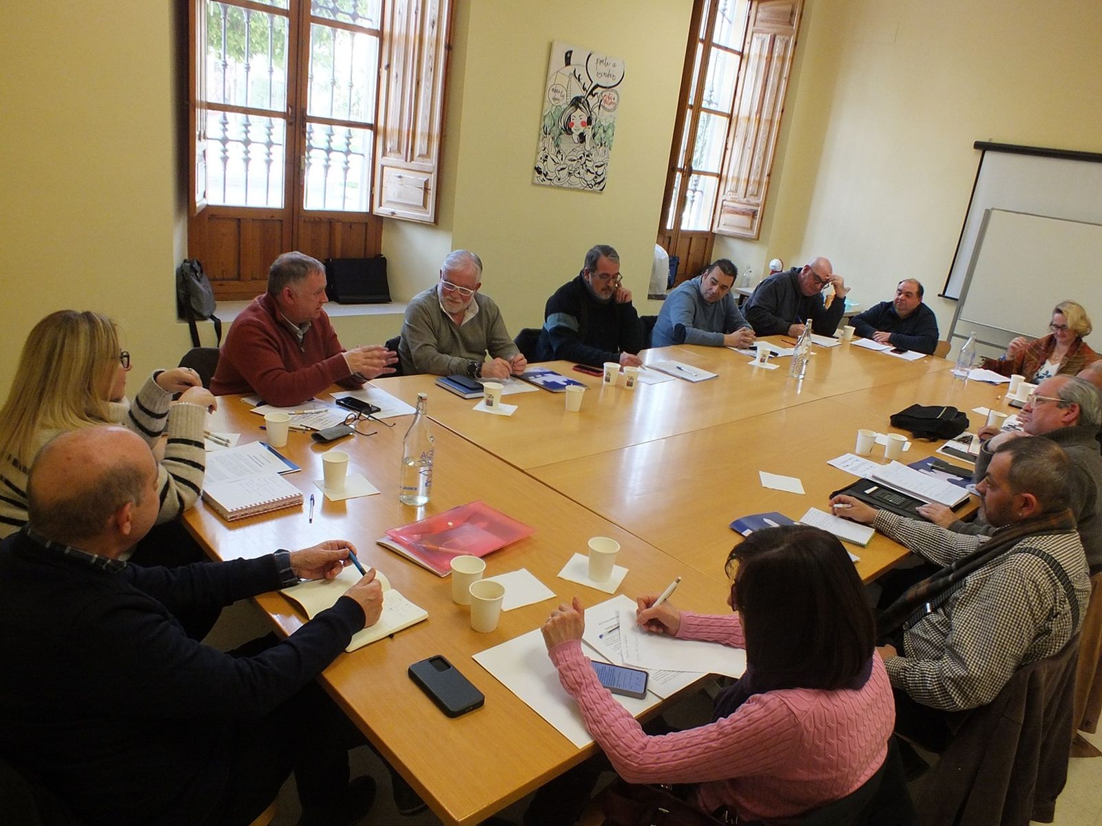 Asamblea de representantes de federaciones andaluzas vecinales, en la Casa Ciudadana.