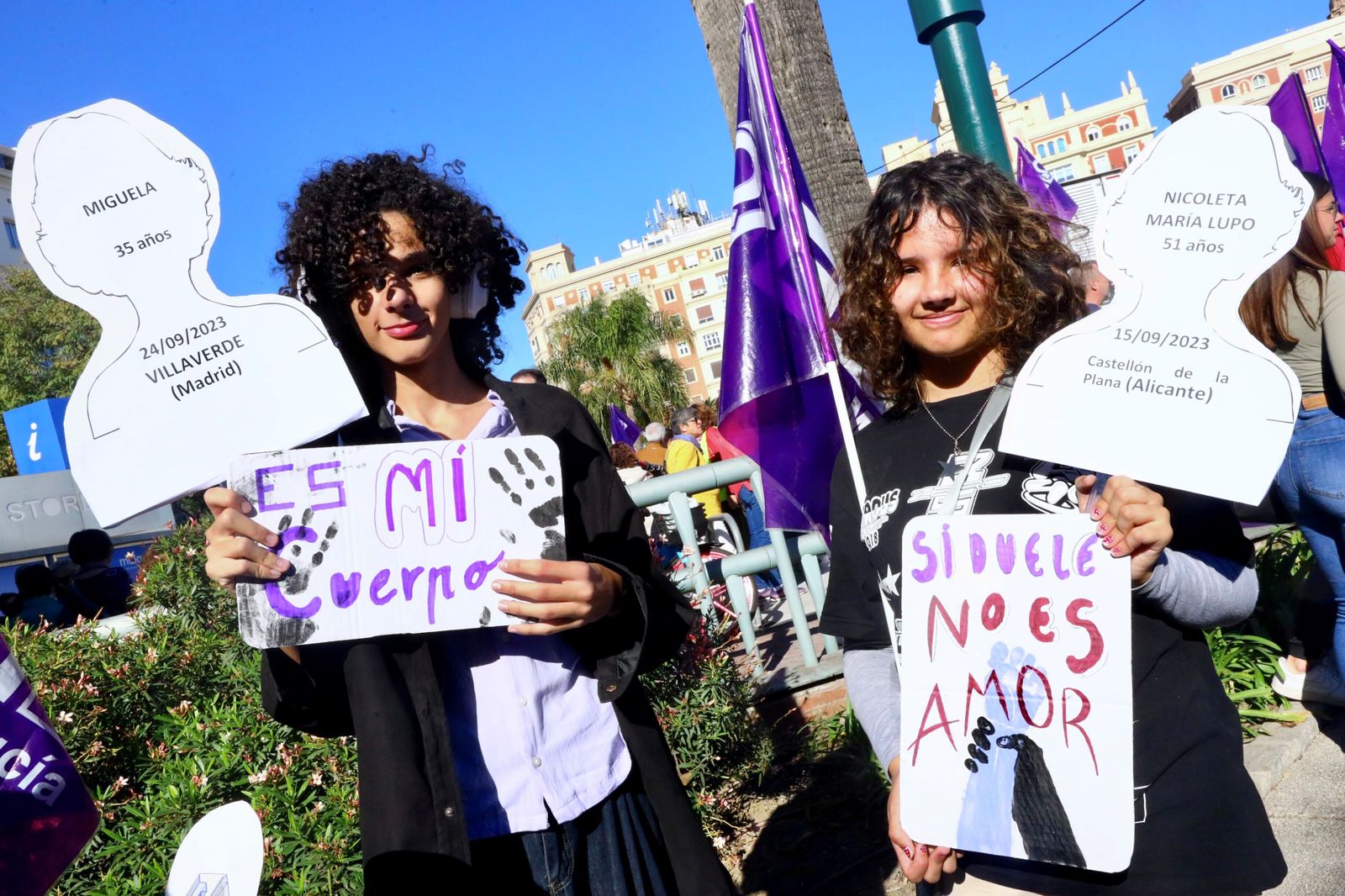 Todas las fotos que deja la manifestación del 25N