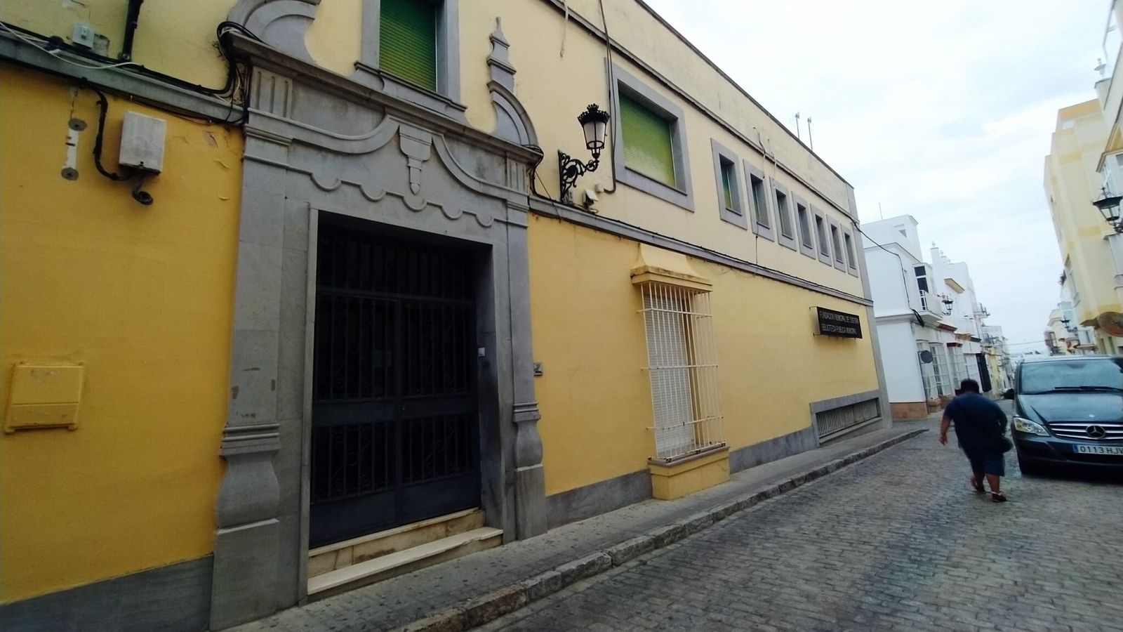 Instalaciones de la Casa de la Cultura, cerradas.
