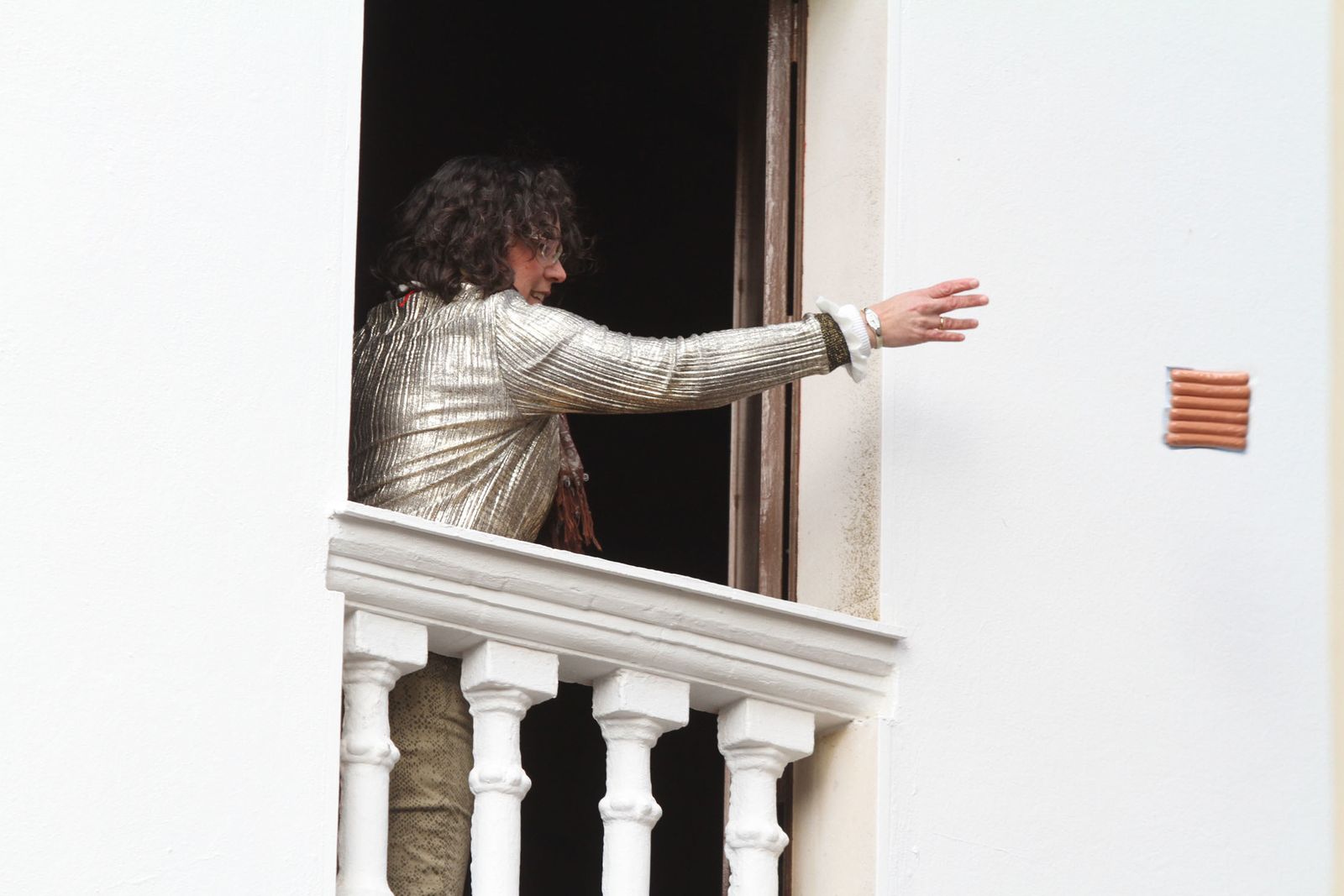 Imágenes de las tiradas en honor a San Antonio Abad en Trigueros