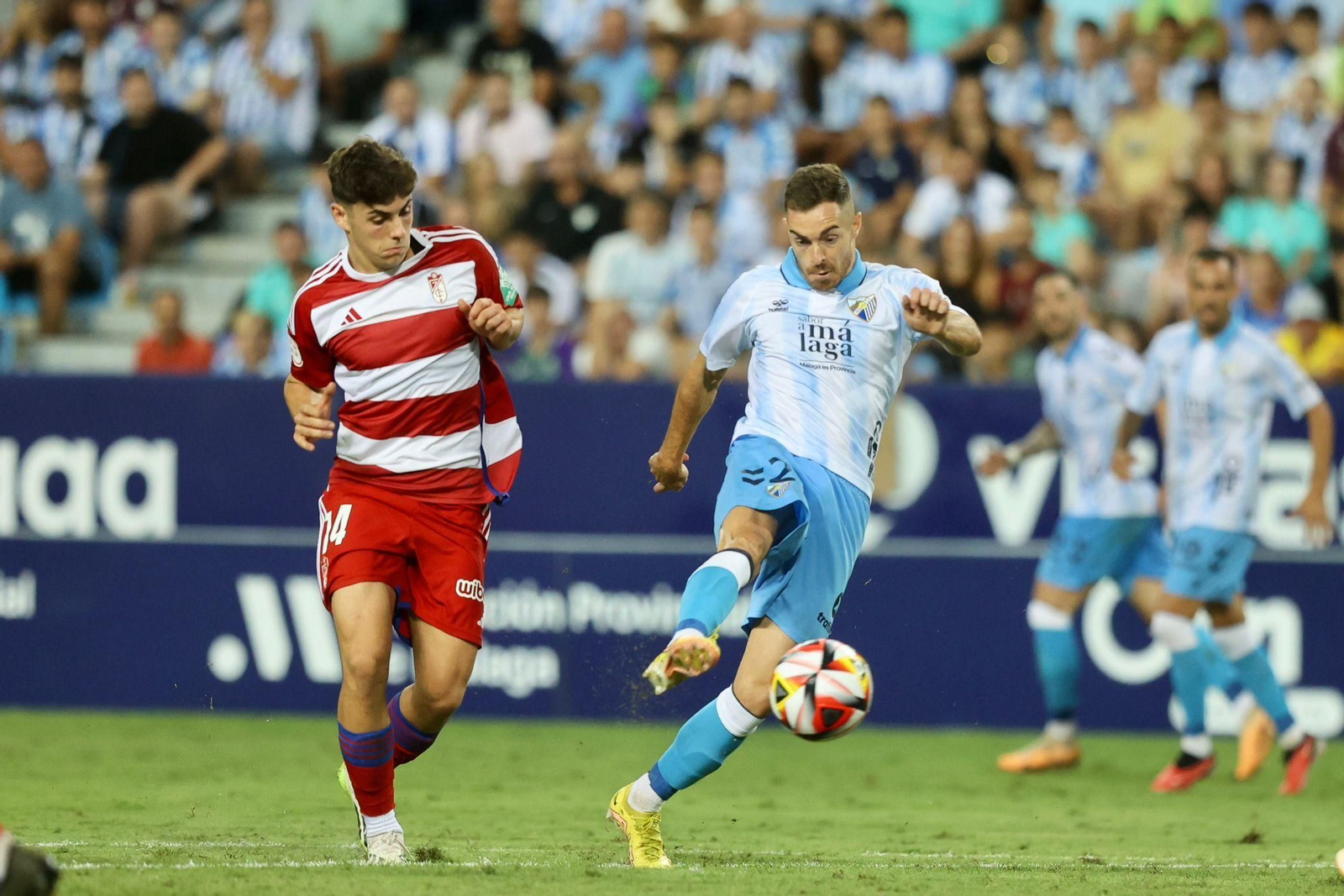 El Málaga CF - Recreativo Granada, en imágenes
