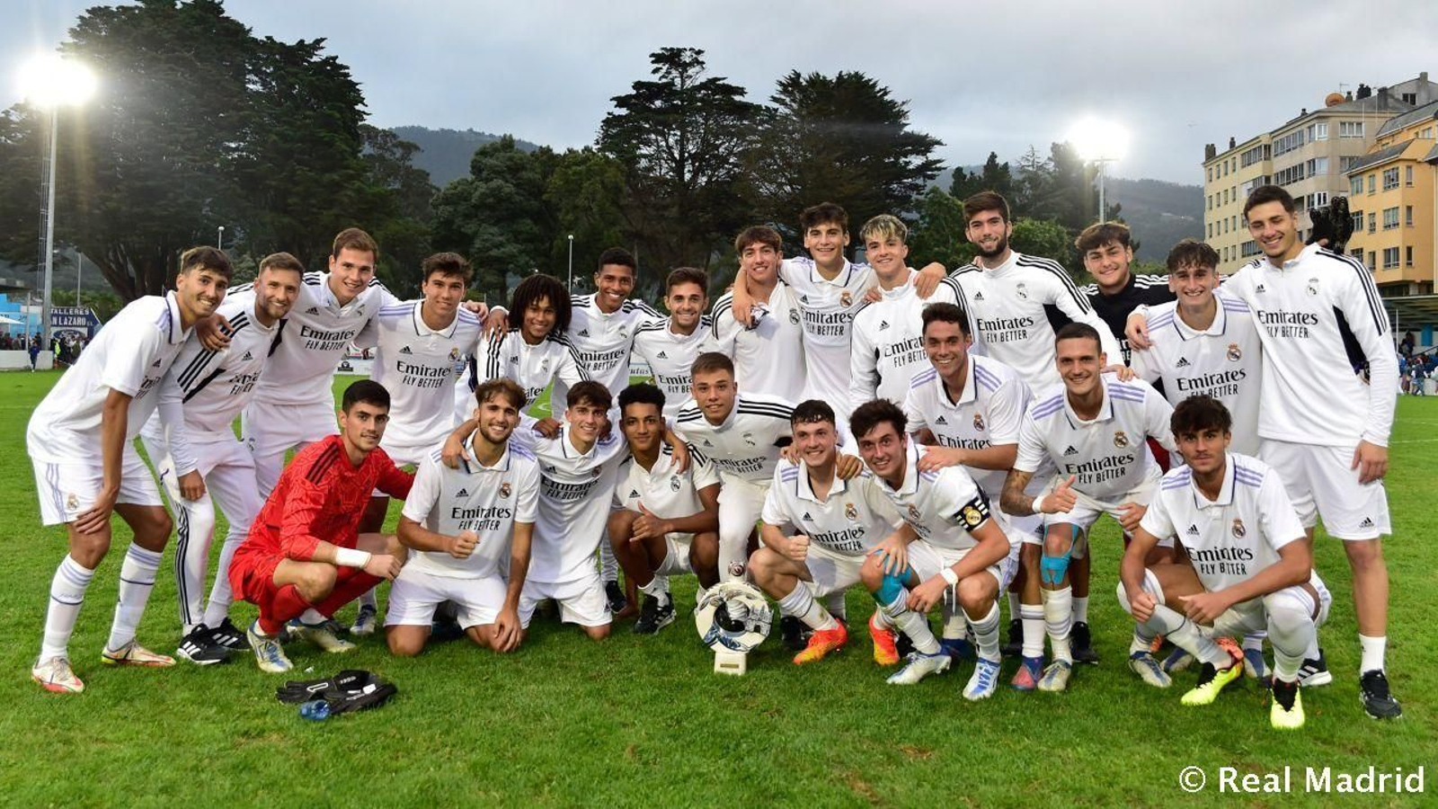 El Real Madrid Castilla, tras ganar un trofeo este mes de agosto