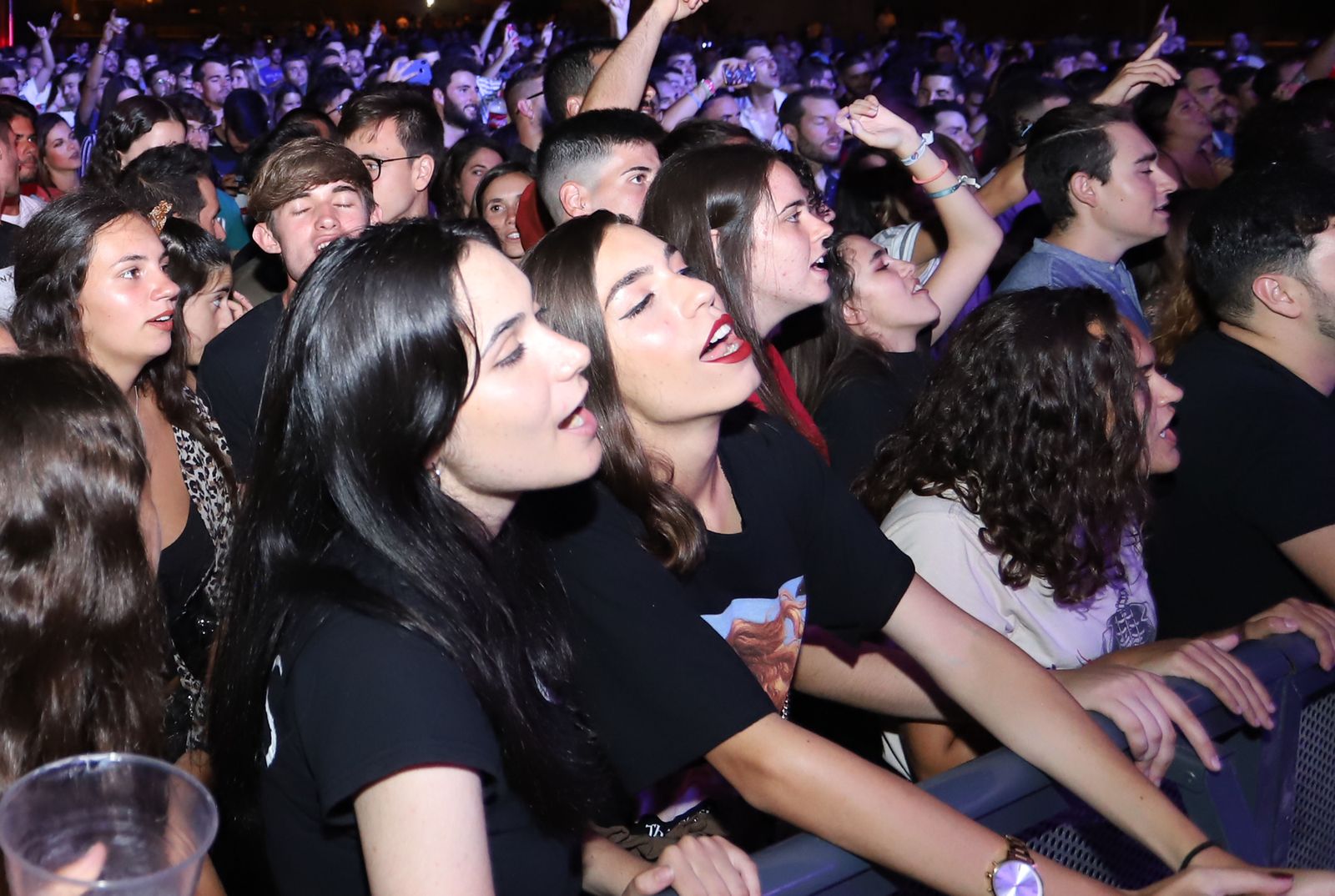 Imágenes del concierto de La M.O.D.A,  en las fiestas Colombinas de Huelva 2019