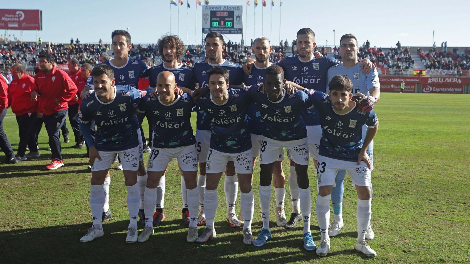 Once del Atlético Sanluqueño en su visita a Algeciras