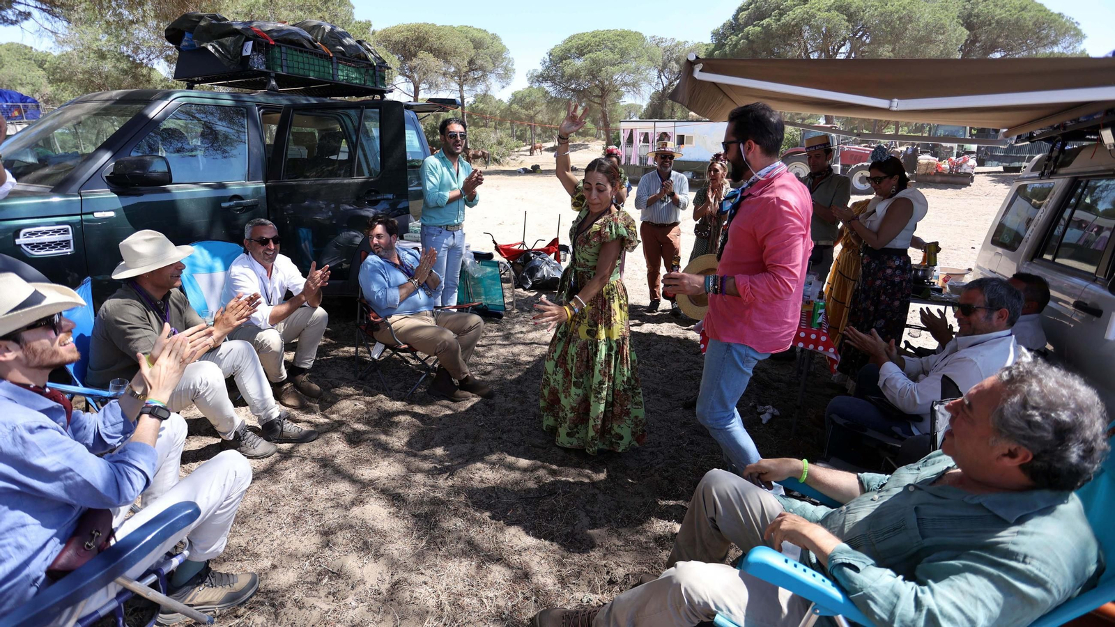 Jueves de camino de la Hdad de Jerez por el Coto Doñana