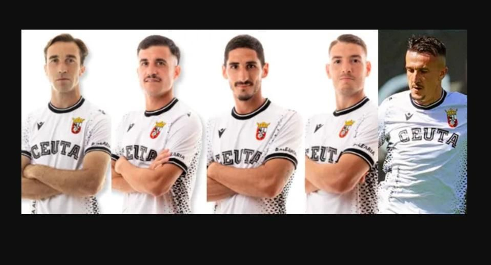 Manu Sánchez, Matos, Bodiger, Manu Vallejo y Salvi.