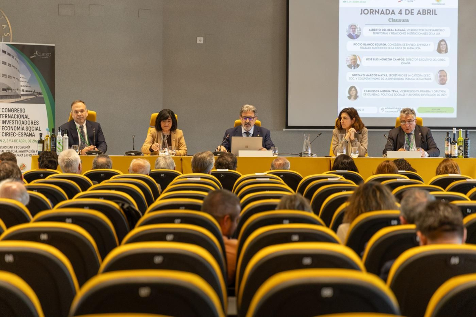 Entrega de premios y clausura del XX Congreso Internacional de Investigadores de Economía Social de Ciriec-España