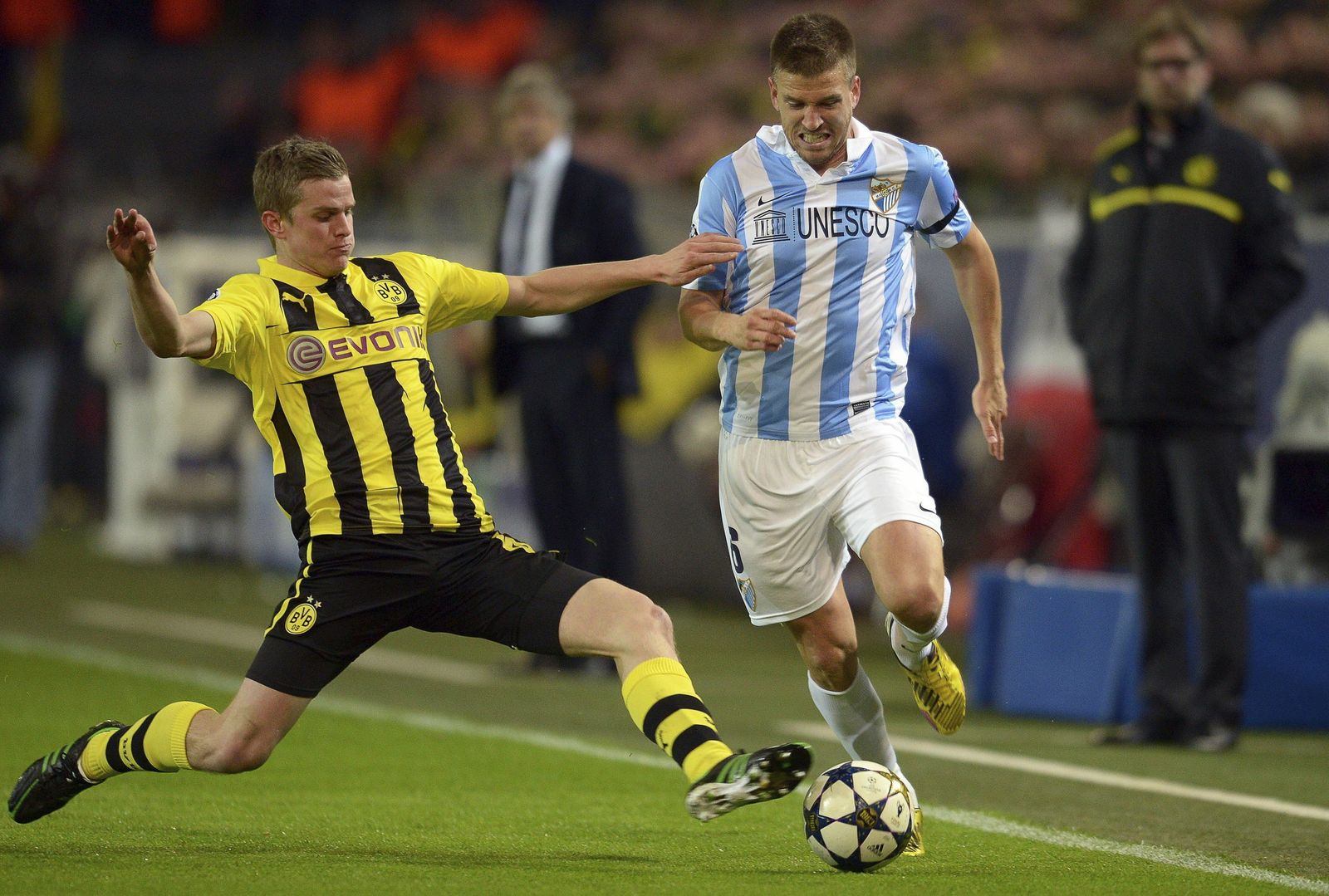 Las fotos del Borussia Dortmund-Málaga CF.