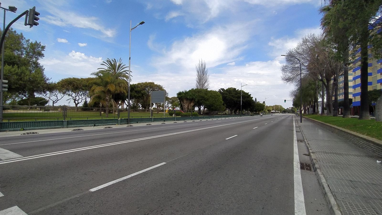 Avenida Perú Junquera,  está mañana.