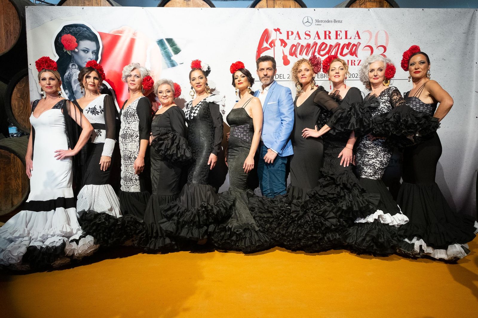 Desfile Mujeres con Solera de Javier del Álamo en la Pasarela Flamenca Jerez Tío Pepe 2023