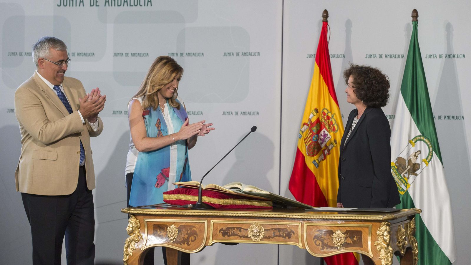 En Sevilla, cuando tomó posesión ante Susana Díaz y Ramírez de Arellano en 2015.