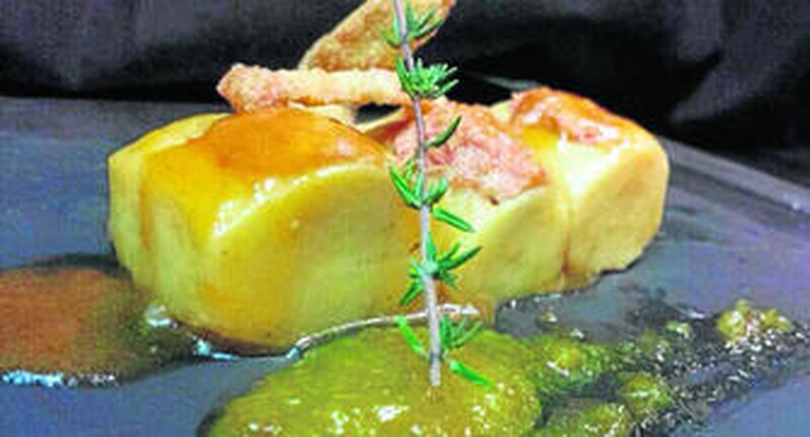 Una de las tapas con las que el Grupo La Raza participa en estas jornadas gastronómicas.