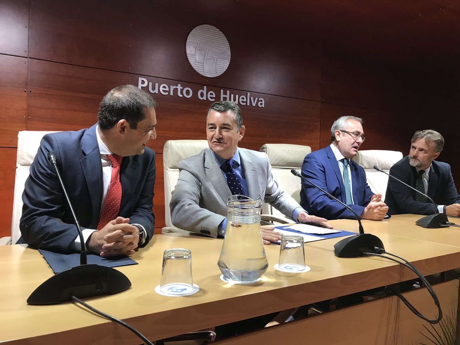 José Luis Ramos, Antonio Sanz, José Llorca y José Fiscal