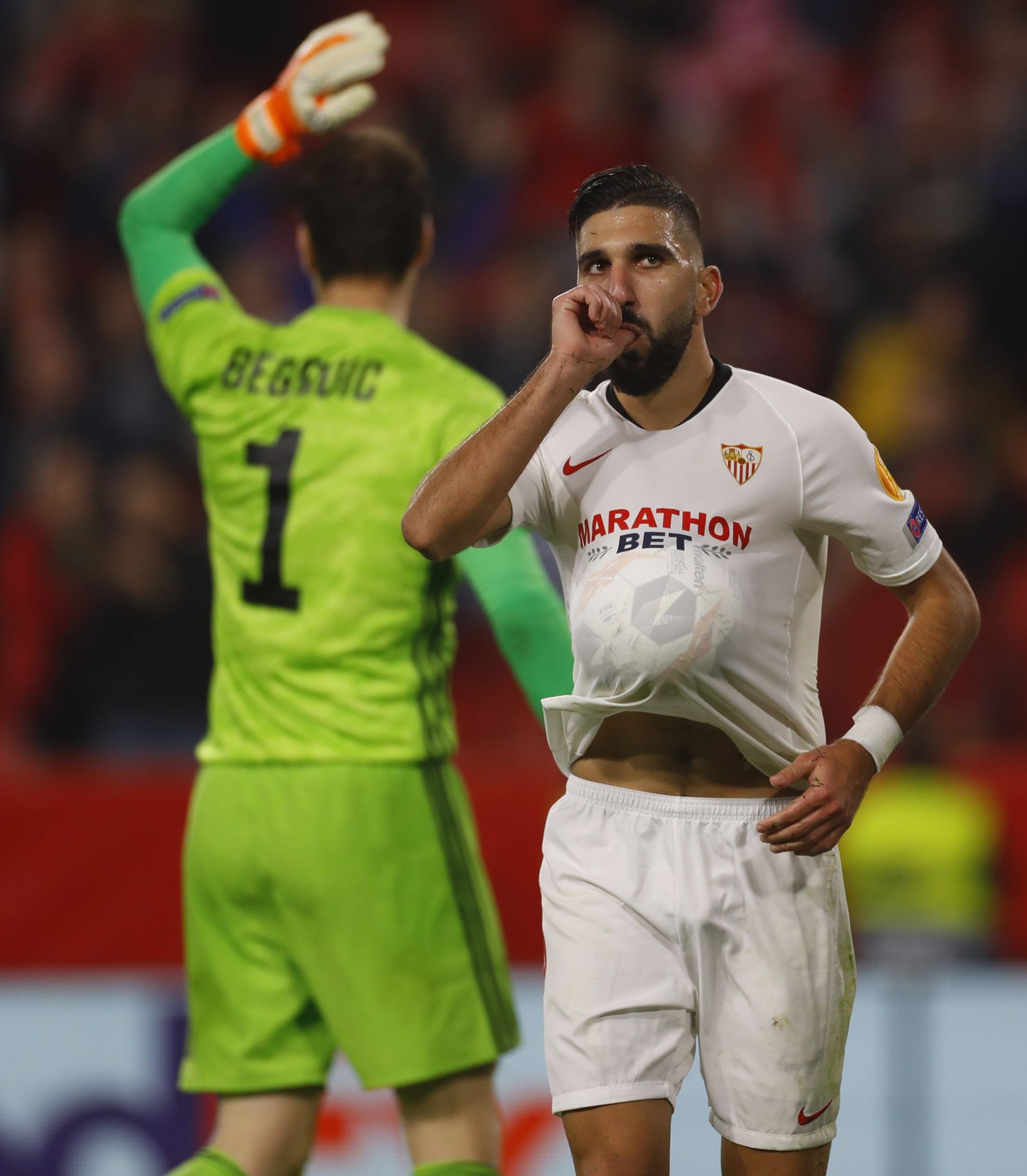 La imágenes del Sevilla fc-Qarabag Fk