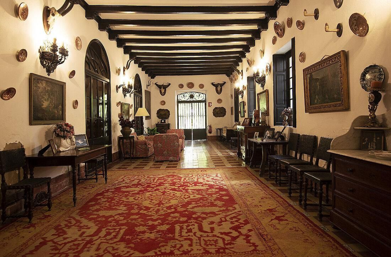 Interior de la casa palacio del Virrey Laserna