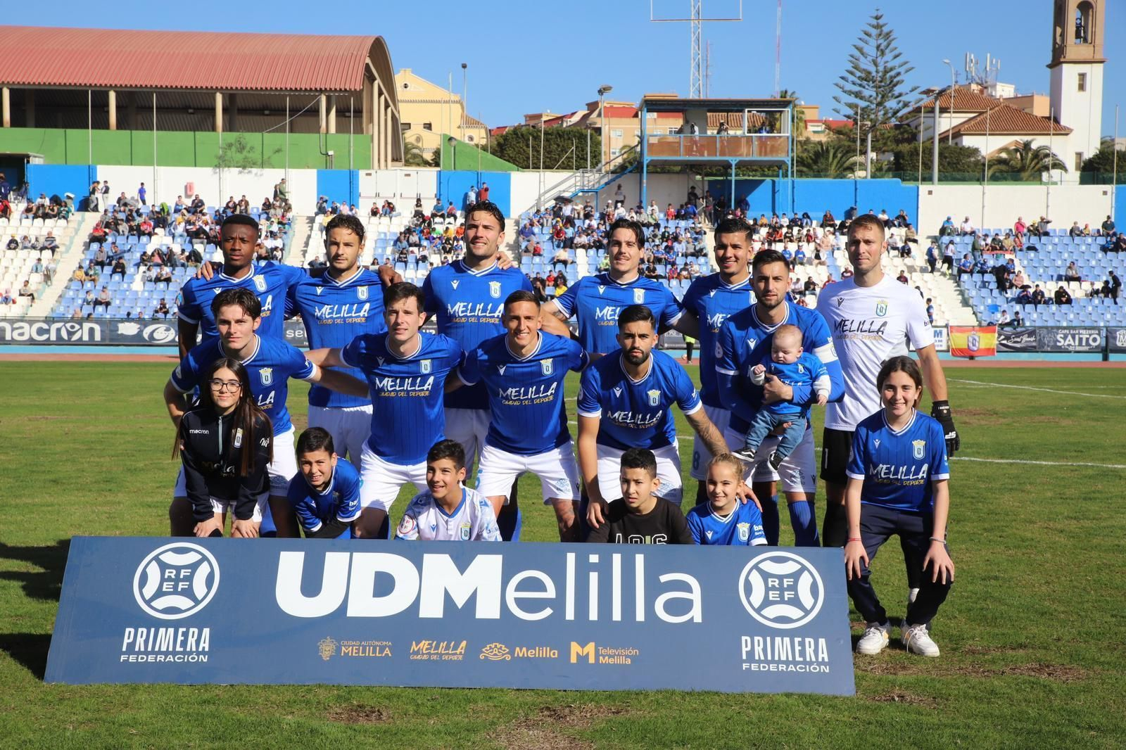 El último once titular de la UD Melilla. El último once titular de la UD Melilla.