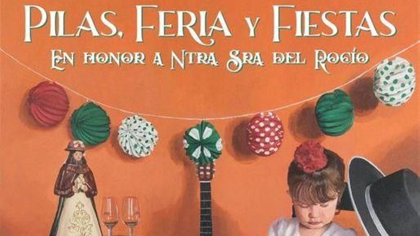 Cartel de la feria de Pilas.