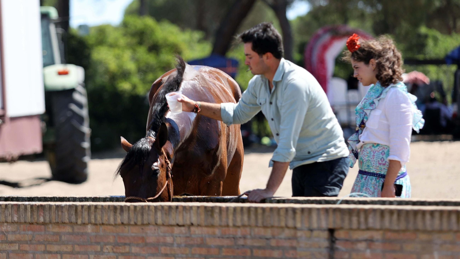 Jueves de camino de la Hdad de Jerez por el Coto Doñana