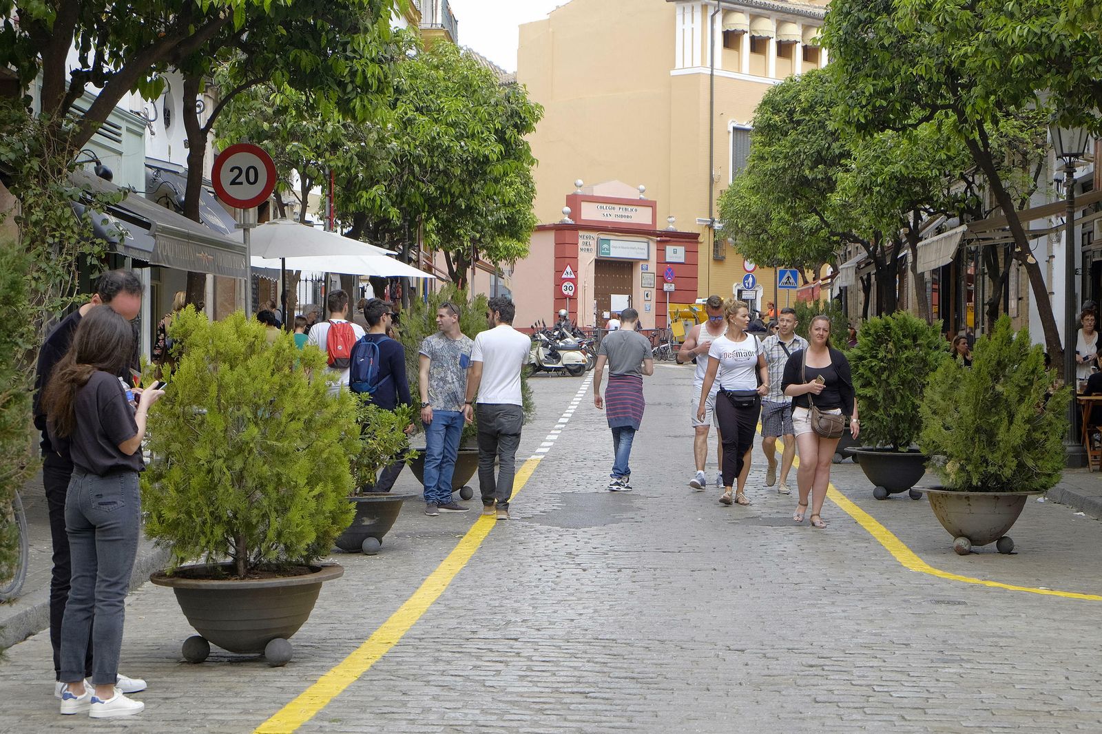 La calle Mateos Gago.