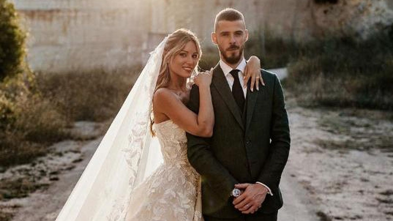 Edurne y David en su boda
