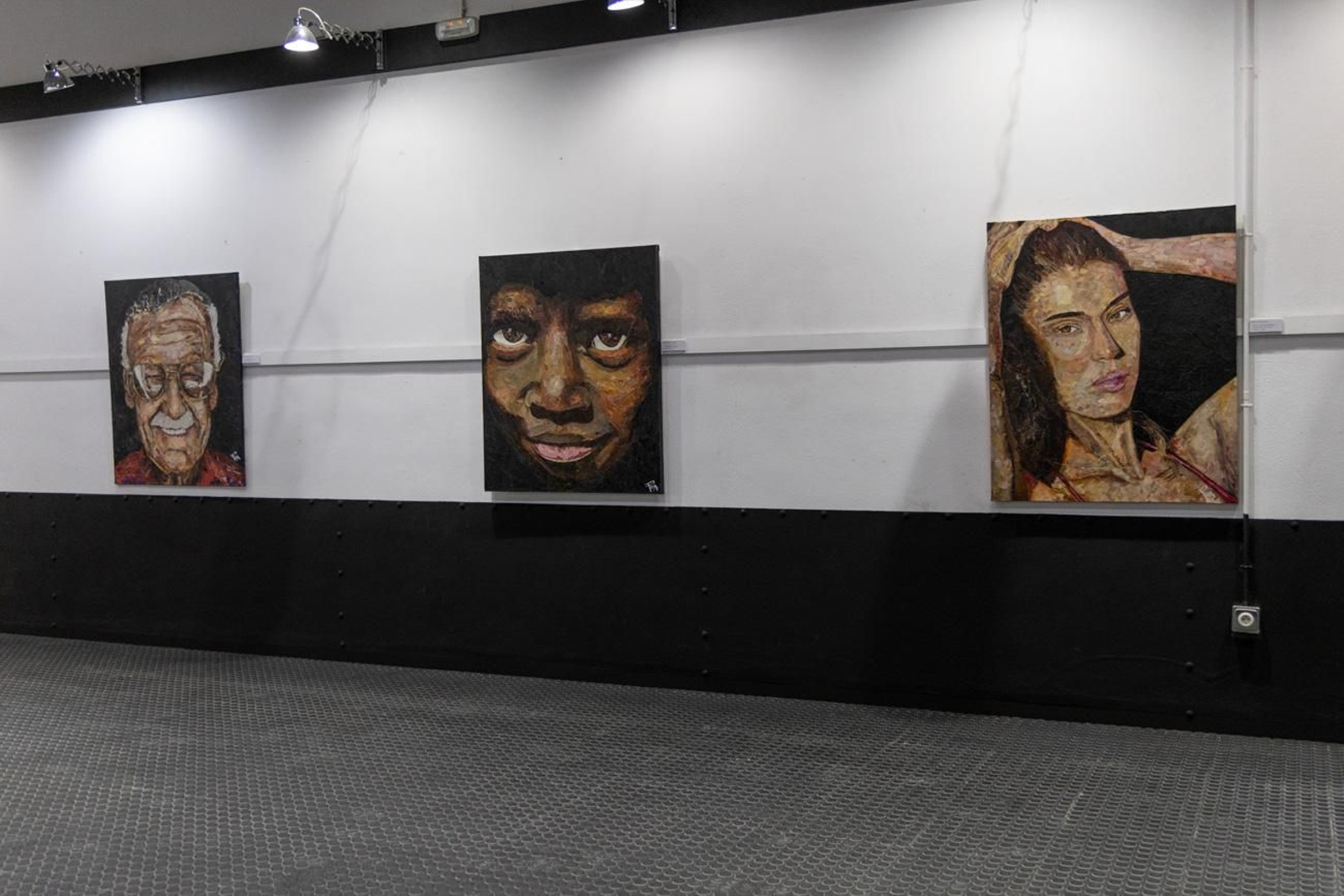 Los personajes más conocidos del "Jaén cultureta" se retratan en los collages de 'Miradas'