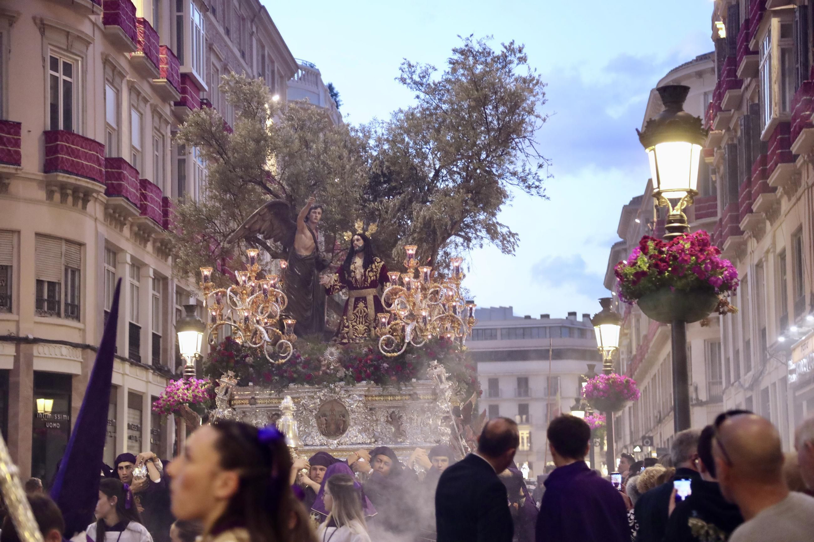 Prendimiento el Domingo de Ramos en Málaga, en imágenes