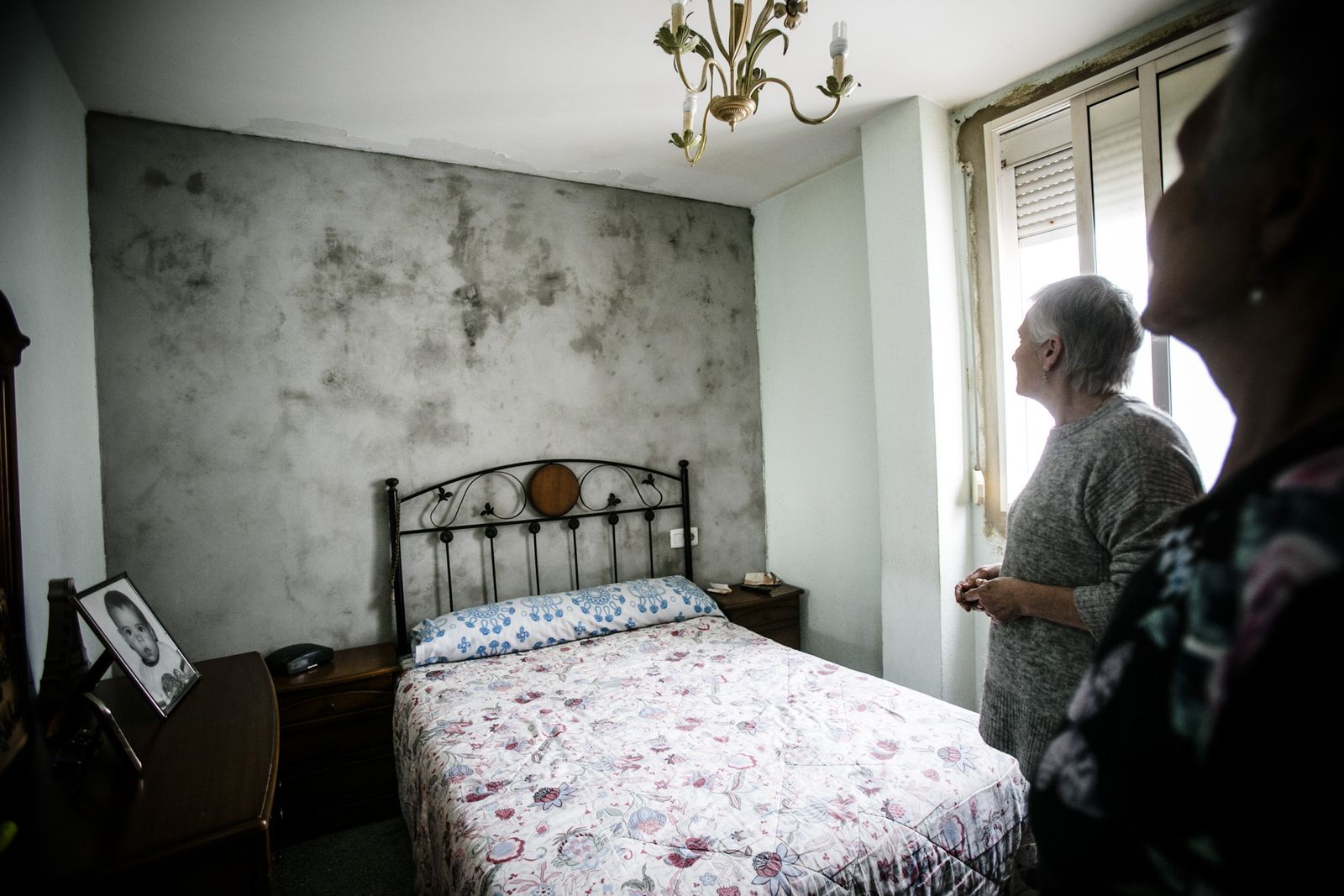 Imágenes del estado de la finca Santa María 17-19 en el Barrio de Santa María.