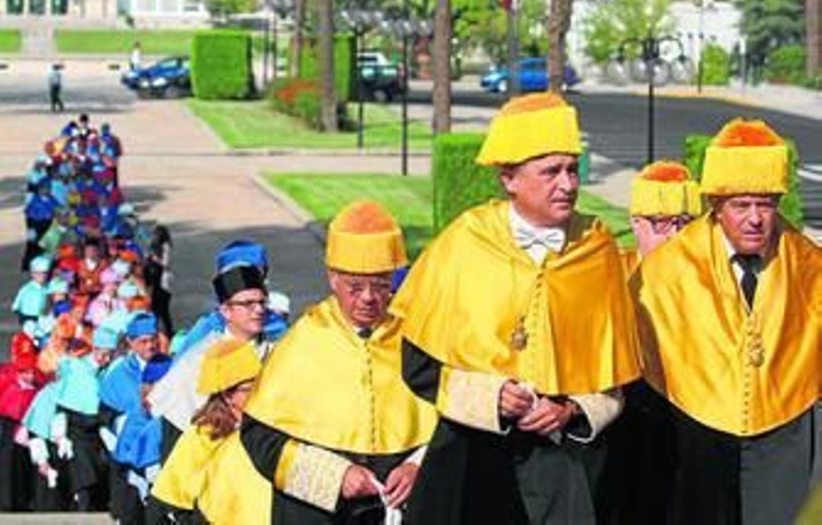 Profesores de la UCO el día de la inauguración del curso académico 2014-2015.