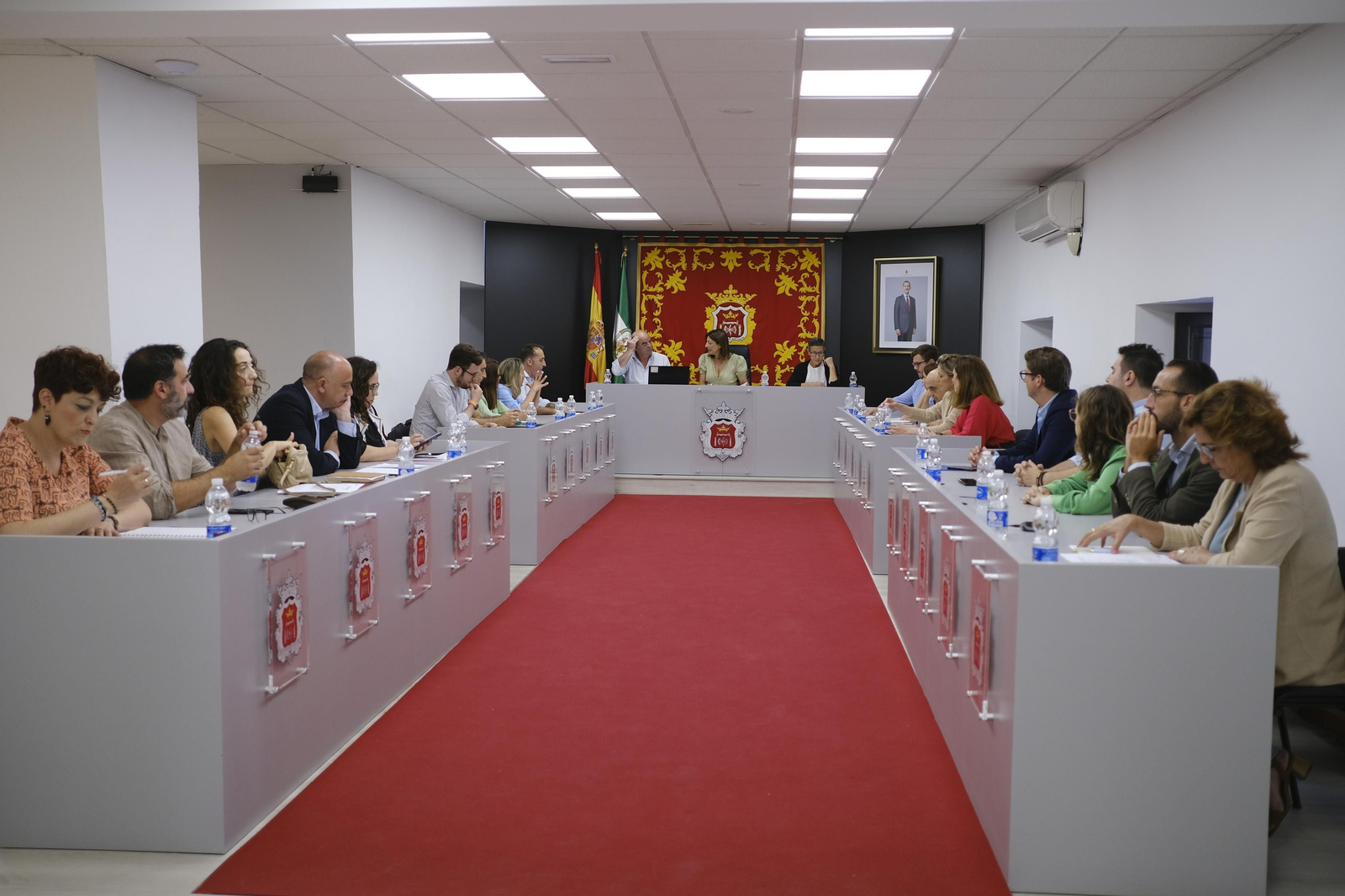 Primer pleno de la nueva Corporación municipal.