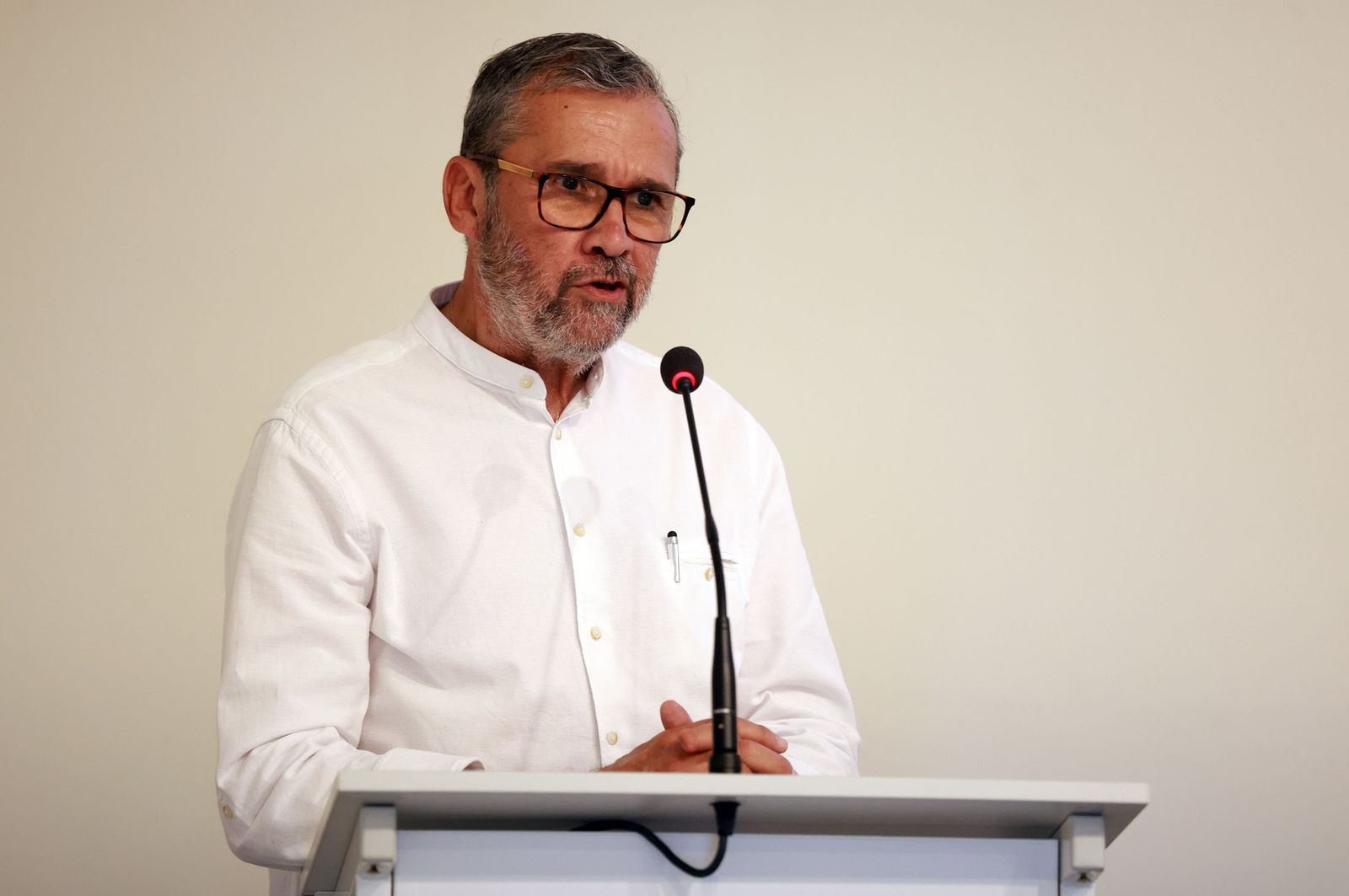 Imágenes de  la conferencia 'José Isidoro Morales y la libertad de prensa' del profesor Manuel José de Lara en  el Centro de la Comunicación Jesús Hermida