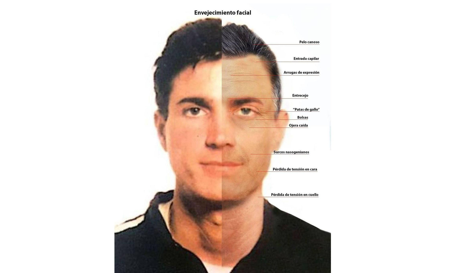 Envejecimiento de Antonio Anglés a los 26 y los 60 Envejecimiento de Antonio Anglés a los 26 y los 60